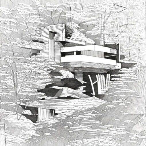 Casa la Cascada.1936-1939. Frank Lloyd Wright.