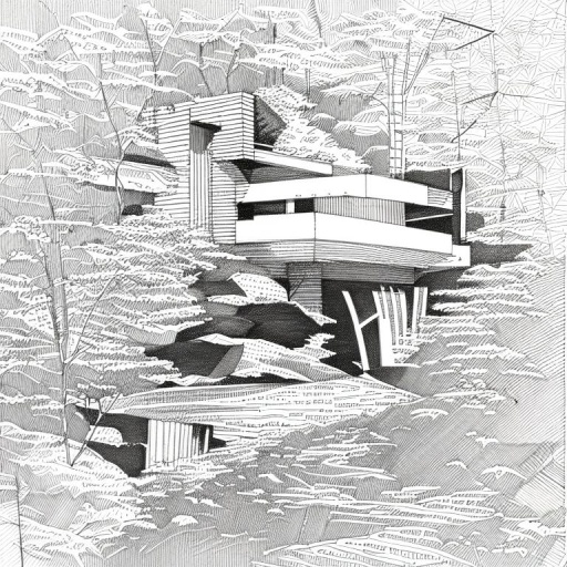 Casa la Cascada.1936-1939. Frank Lloyd Wright.