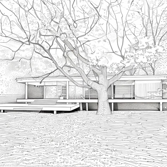 Casa Farnsworth. 1945-1951. Mies van der Rohe.