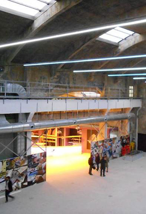 Papelera del Nervio. Interior. Bóvedas de Hormigón. Zorootzaure. Bilbao
