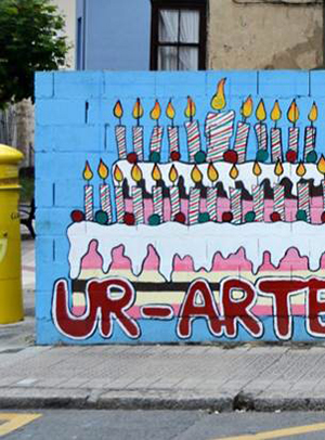 Graffitti urbano. Design Street. Zorrotzaurre. Bilbao.
