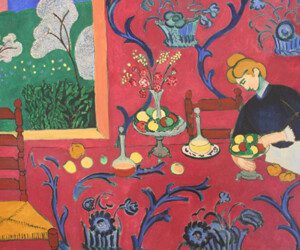 [10] La habitación roja (Armonía en rojo) (1908) / Postimpresionismo