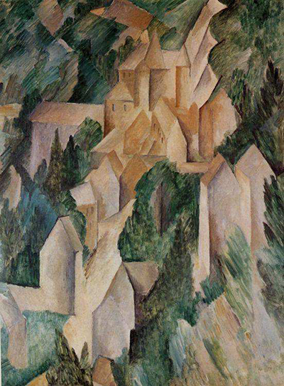 El Castillo de La Roche. 1909. Georges Braque Precubismo.