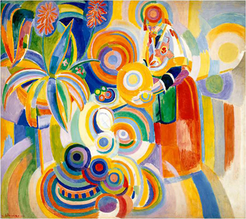Mujer Portuguesa. 1916. Robert Delaunay. Orfismo.