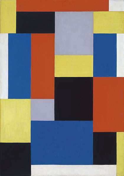 Composición XX. 1920. Theo Van Doesburg. Neoplasticismo.