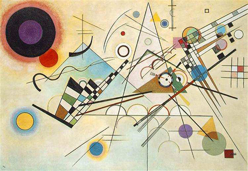 Composición VIII. 1923. Wassily Kandinsky. Expresionismo abstracto.