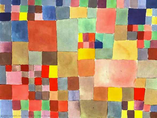 Flora sobre Arena. 1927. Paul Klee.