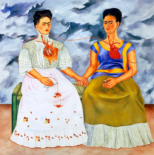 Las Dos Fridas. 1939. Frida Kalo. Surrealismo.