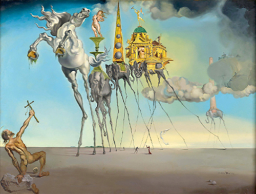 La Tentación de San Antonio. 1946. Salvador Dalí.