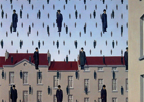 Golconda. 1953. René Magritte. Surrealismo.
