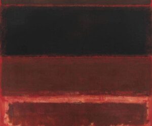 [24] Rojo, Marrón,  y Negro. 1958 / Expresionismo abstracto americano