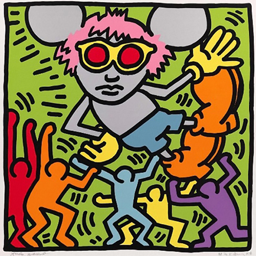 Andy Mouse. 1986. Keith Haring. Pop Art/Neoexpresionismo.