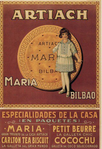 Galletas Maria. Artiach. Cartel.
